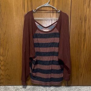 Striped Long Sleeve Top